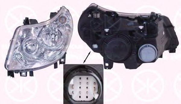 LEFT MAIN HEADLIGHT DUCATO - 1340664080