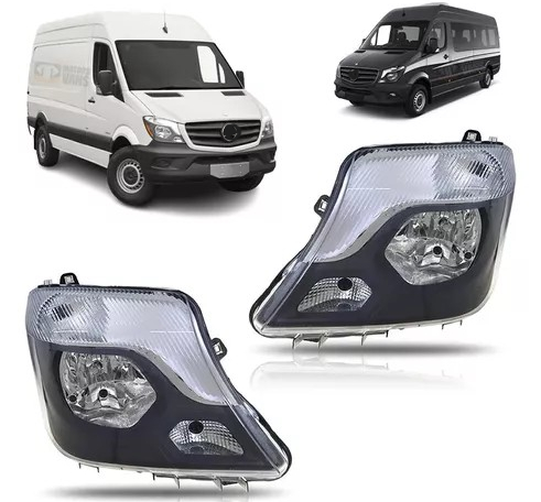 Farol Mercedes Sprinter Lado direito normal para modelos 2006/... - 9068202461